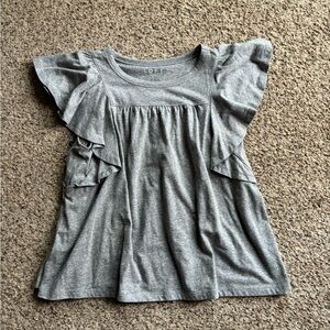 Loft flutter sleeve tee size large
